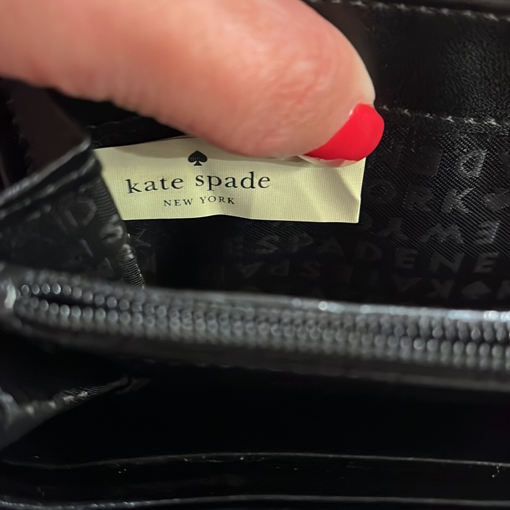 Kate Spade Leather Black Wallet ♠️ - Picture 9 of 10